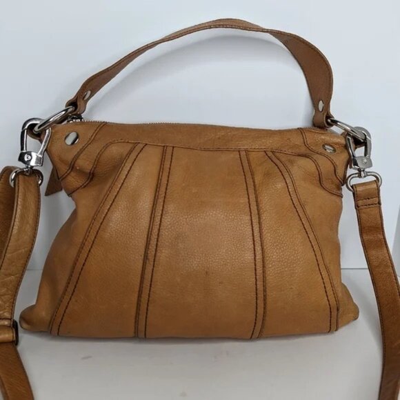 Hobo Leather Convertible Crossbody Shoulder Bag - Picture 4 of 16